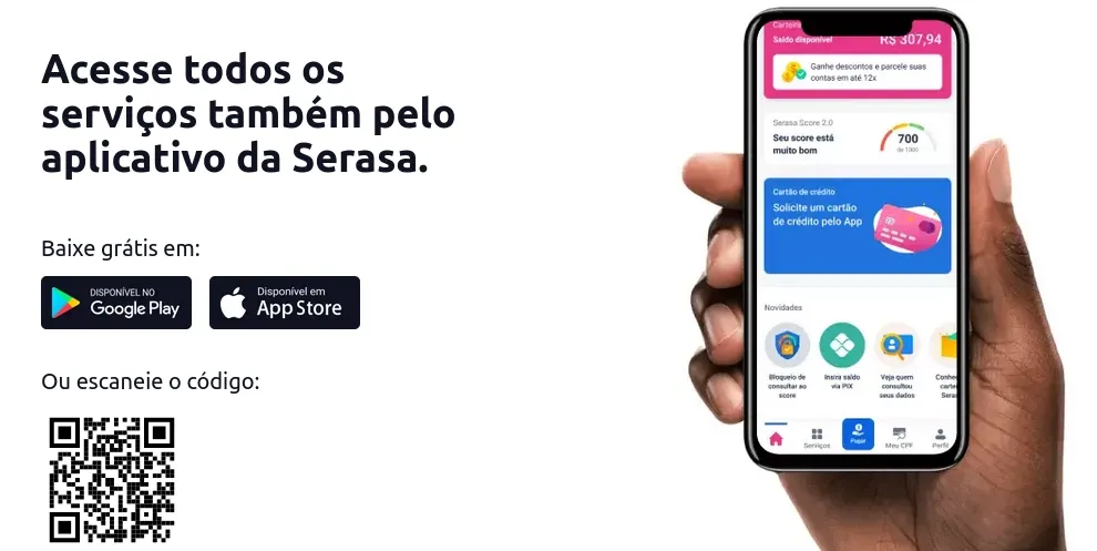 Baixar Aplicativo Serasa Android e iPhone