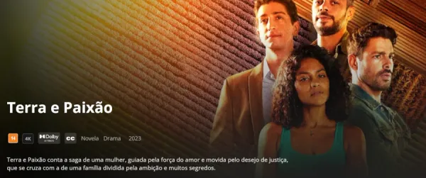 Terra e Paixão - Novela da Globo Assistir ao Vivo com Imagens pelo GloboPlay