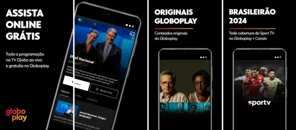 Aplicativo GloboPlay - Assistir Jornal da Globo ao Vivo